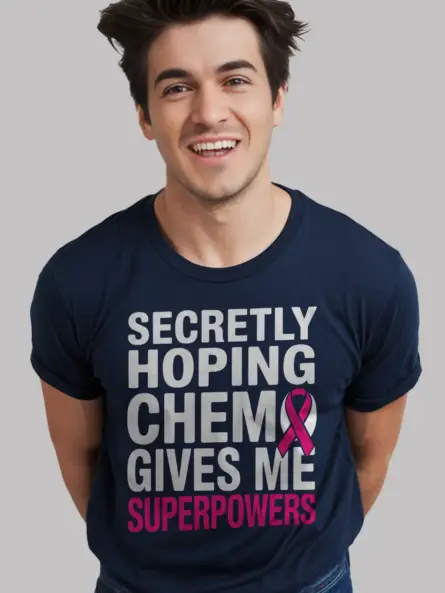 Funny Chemo Superpowers Shirt – Empowering Cancer Gift Tee - Image 9