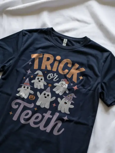 Trick or Teeth Halloween Dental Shirt – Funny & Cute Dentist Tee - Image 8