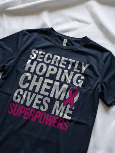 Funny Chemo Superpowers Shirt – Empowering Cancer Gift Tee - Image 8