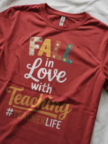 Fall Teacher T-Shirt – Cozy Autumn Vibes for Classroom Style - Image 11
