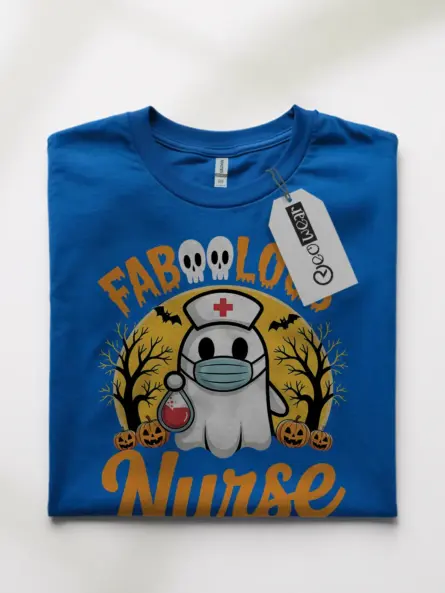 Faboolous Halloween Nurse Shirt – Cute Ghost Tee for Nurses - Image 10