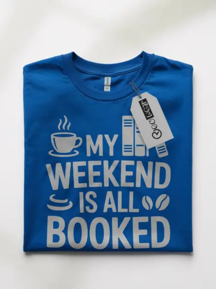 Weekend Book Lover Shirt – Bold Minimalist Tee for Readers - Image 10