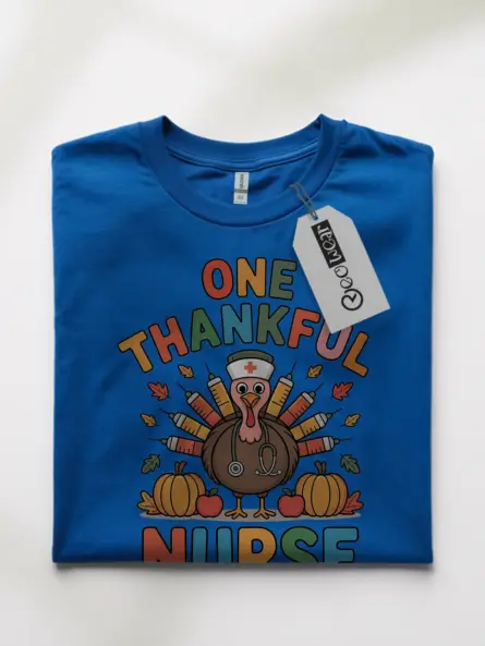 One Thankful Nurse Shirt – Adorable Fall Nurse Appreciation Tee - Image 10