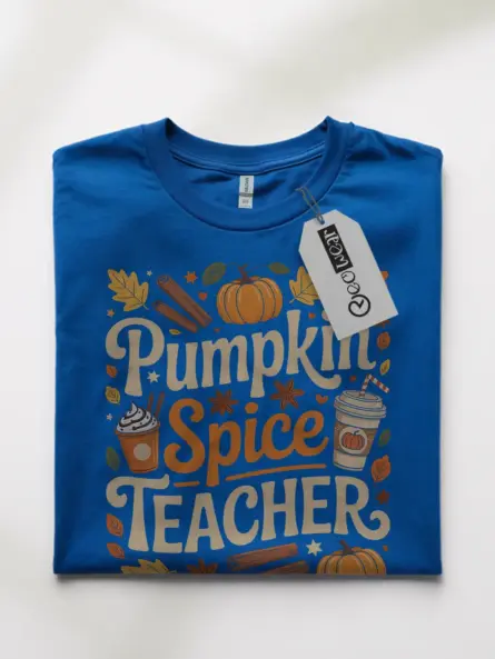 Trendy Pumpkin Spice Teacher Shirt – Cozy Fall Classroom Vibes - Image 10