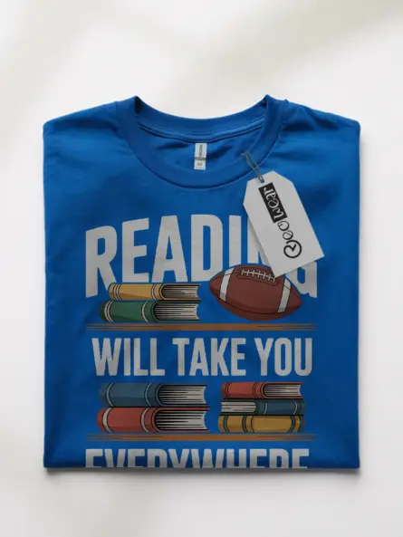 Motivational Student Athlete Reading Shirt – Bold Back to School Tee - Image 10