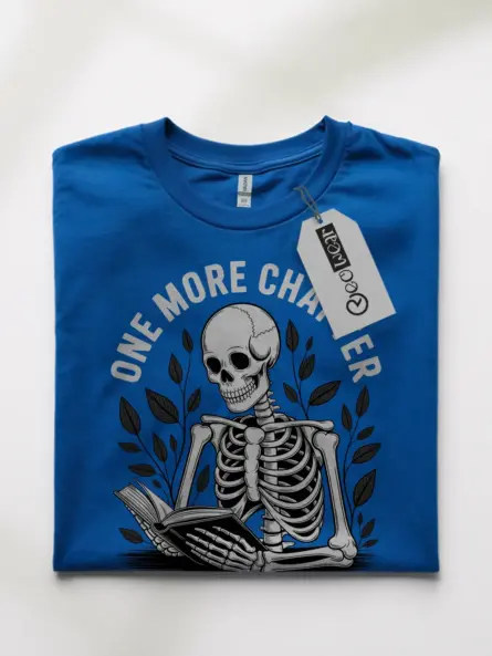 One More Chapter Shirt – Gothic Book Lover Tee for Night Readers - Image 10