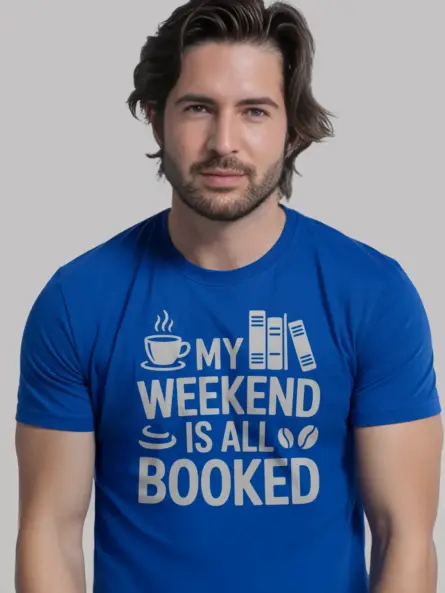 Weekend Book Lover Shirt – Bold Minimalist Tee for Readers - Image 12
