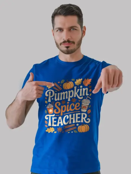Trendy Pumpkin Spice Teacher Shirt – Cozy Fall Classroom Vibes - Image 12