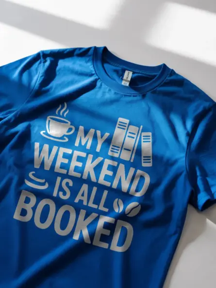 Weekend Book Lover Shirt – Bold Minimalist Tee for Readers - Image 11