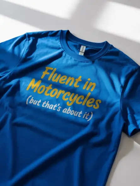 Funny Motorcycle T Shirt – Bold Minimalist Biker Statement Tee - Image 11