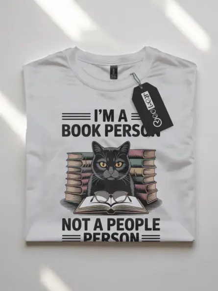 Funny Book Person T-Shirt for Introverts – Bold Dark Humor Tee - Image 10