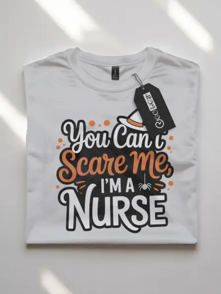 Halloween Nurse Tshirt – Funny &Spooky Witch Hat Tee for Nurses - Image 10
