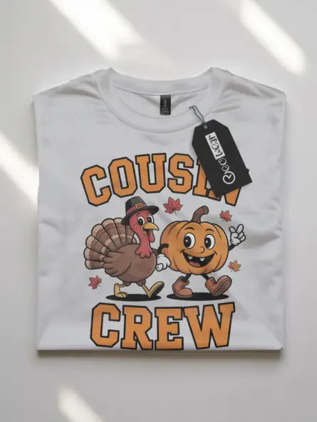 Thanksgiving Kids Shirt – Fun Cousin Crew Holiday Tee for Group Photos - Image 10