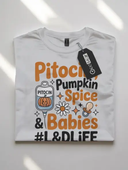 Adorable Labor and Delivery Nurse Fall Shirt - Image 10