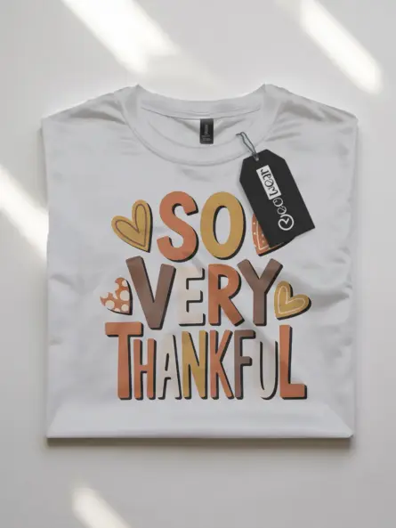 Charming Thankful Fall T-Shirt – Cozy Autumn Grateful Design - Image 10