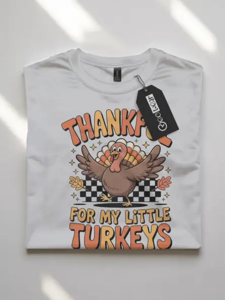 Thankful Turkey Shirt Kids – Cute Fall Top for Teachers & Moms - Image 10
