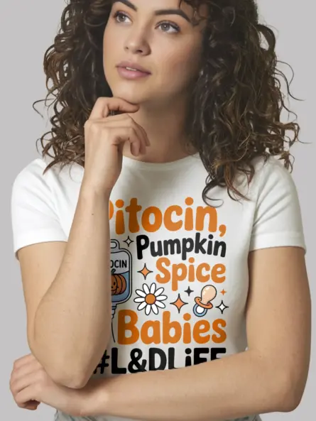 Adorable Labor and Delivery Nurse Fall Shirt - Image 12