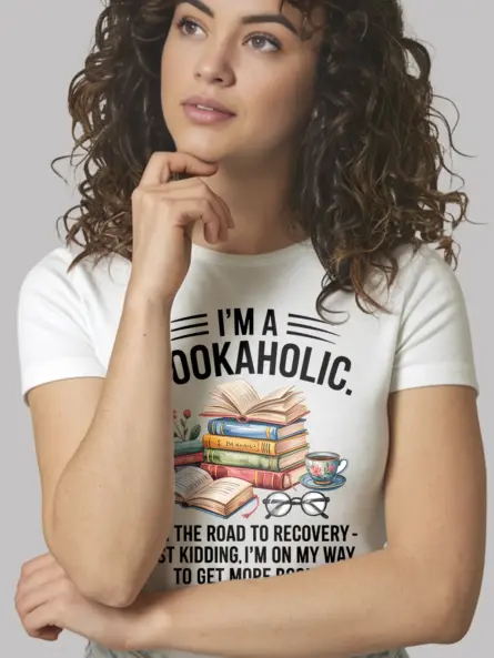 Funny Bookaholic T-Shirt – Cozy Gift for Book Lovers with Humor - Image 12
