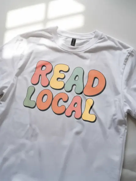 Support Local Bookstore Shirt – Inspiring Read Local Graphic Tee - Image 11