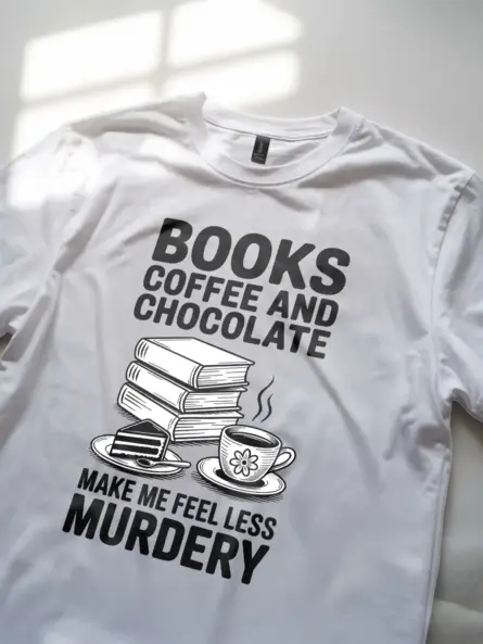 Witty Dark Academia Book Lover T-Shirt – Cozy Goth Humor - Image 11