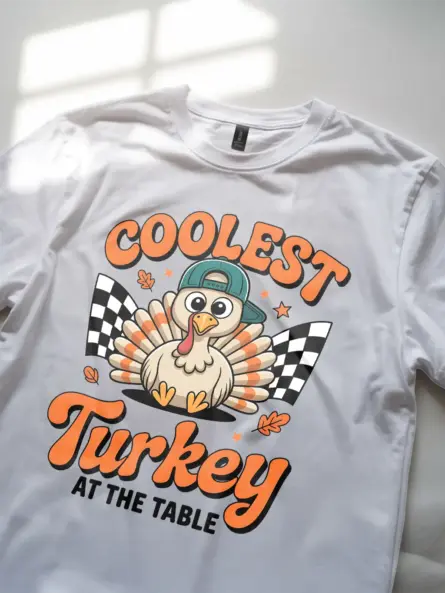 Kids Thanksgiving T-Shirt – Coolest Turkey Holiday Top for Boys & Girls - Image 11