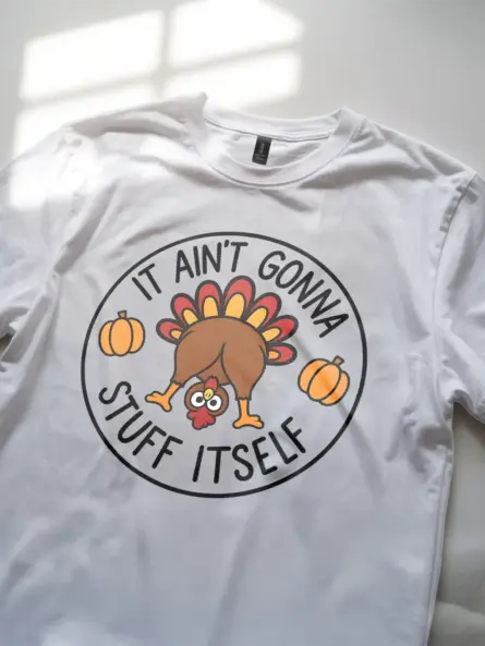 Thanksgiving Funny TShirt – Bold Turkey Humor Tee for Foodie Fans - Image 11